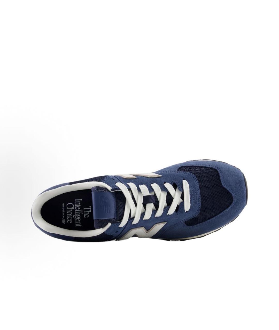 NEW BALANCE Темно-синие замшевые высокие кроссовки / кеды, фото 3