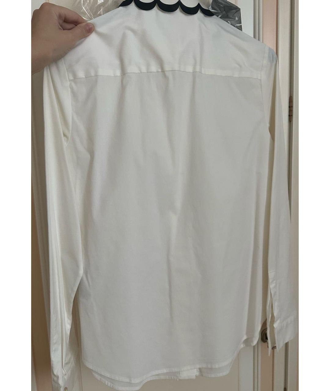 RED VALENTINO Белая хлопковая рубашка, фото 2