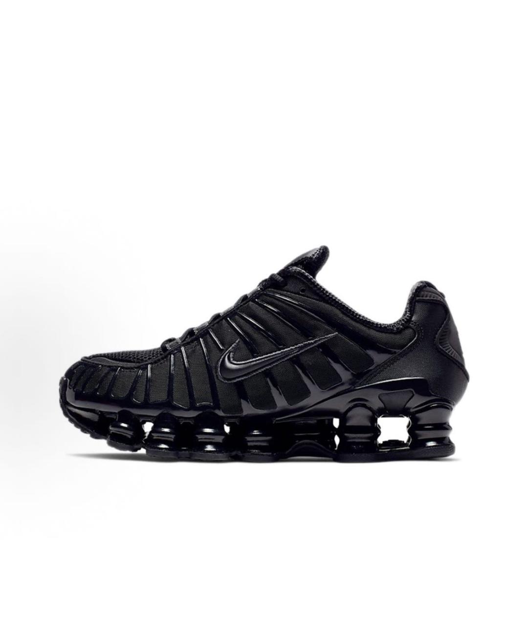 NIKE Черные текстильные высокие кроссовки / кеды, фото 3