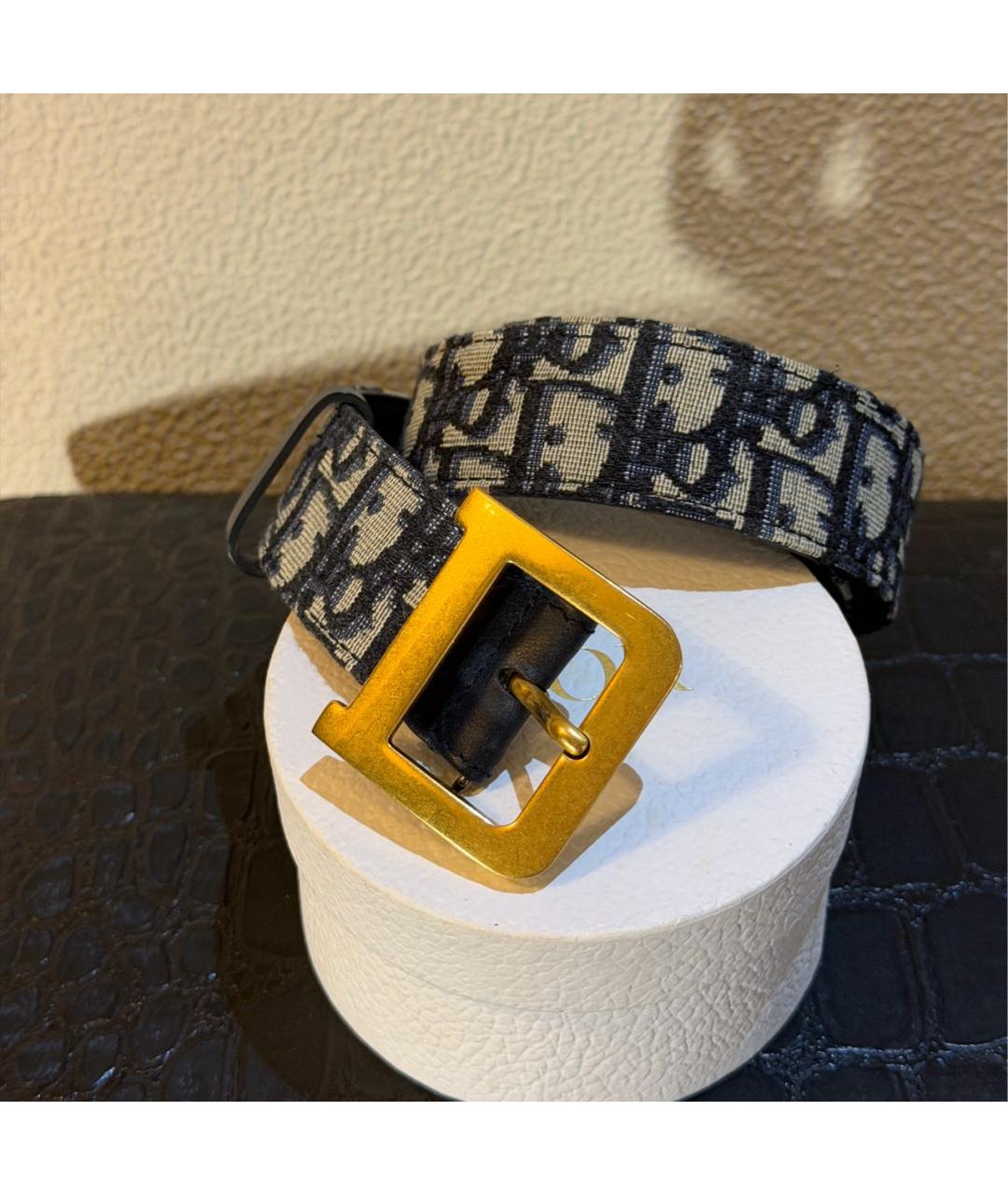 CHRISTIAN DIOR Синий ремень, фото 2