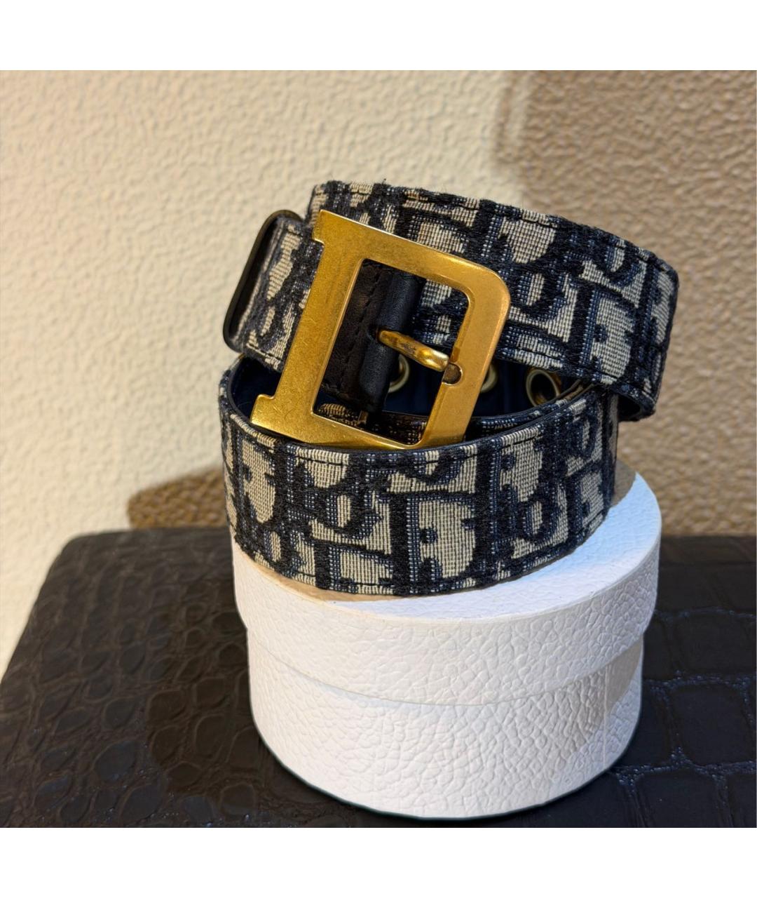 CHRISTIAN DIOR Синий ремень, фото 4