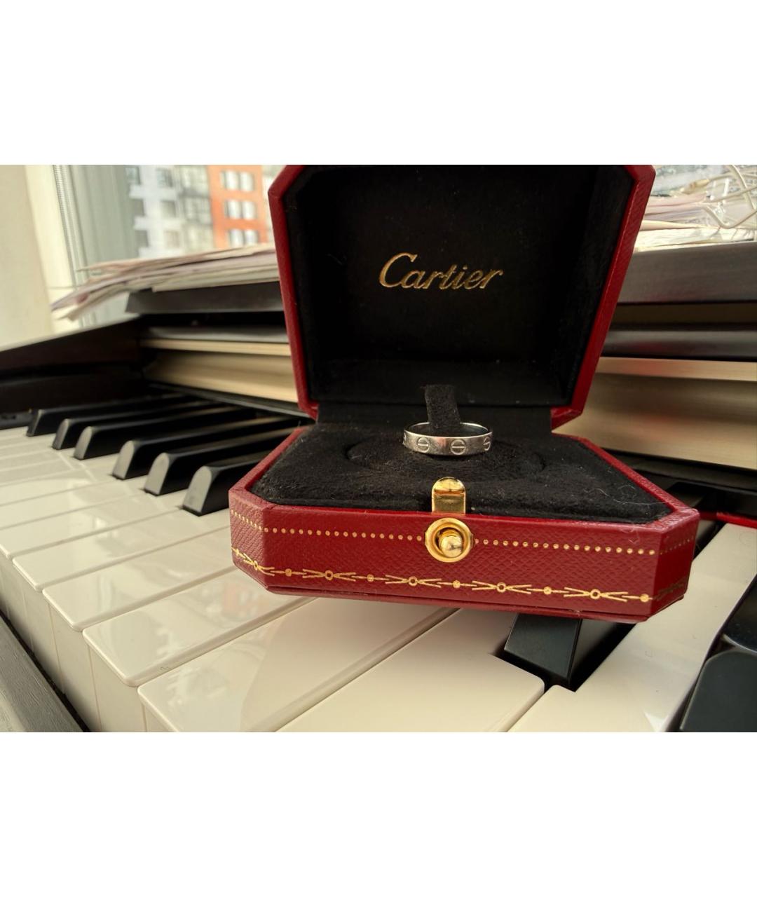 CARTIER Белое кольцо из белого золота, фото 4