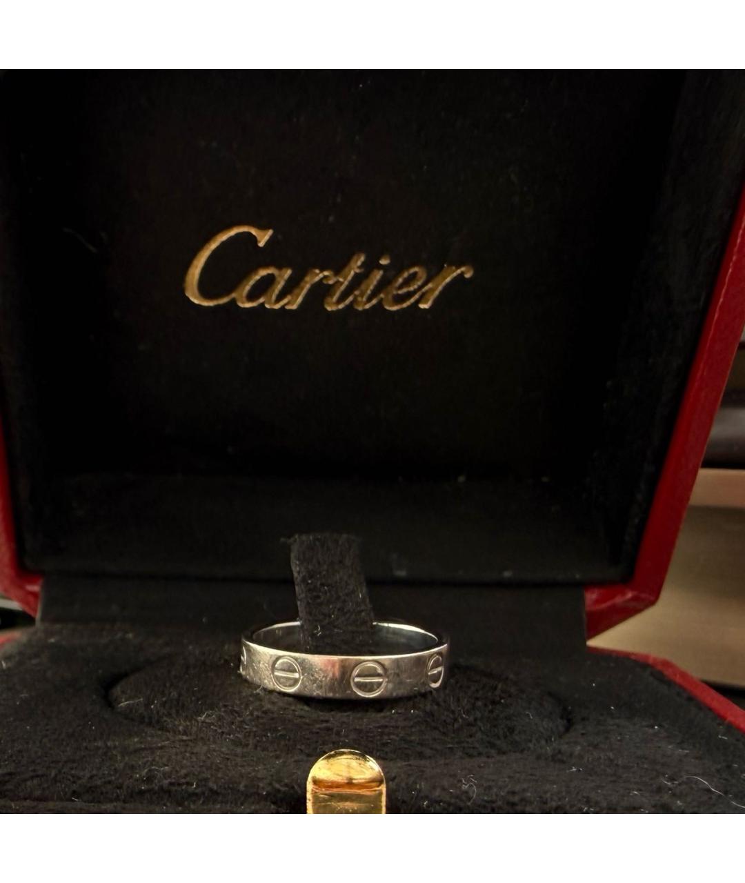 CARTIER Белое кольцо из белого золота, фото 3