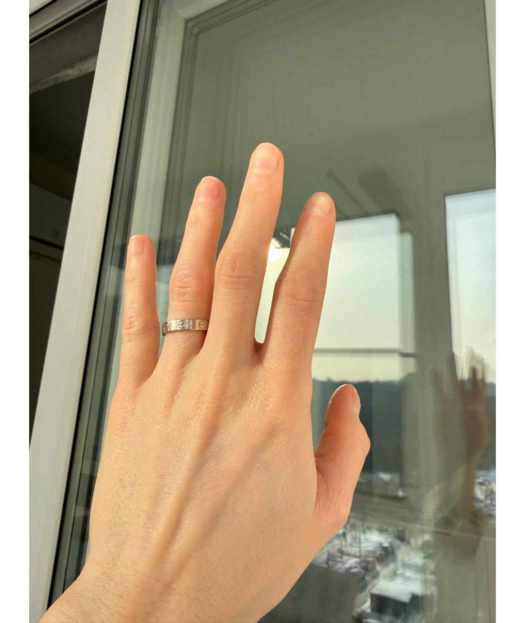 CARTIER Белое кольцо из белого золота, фото 7