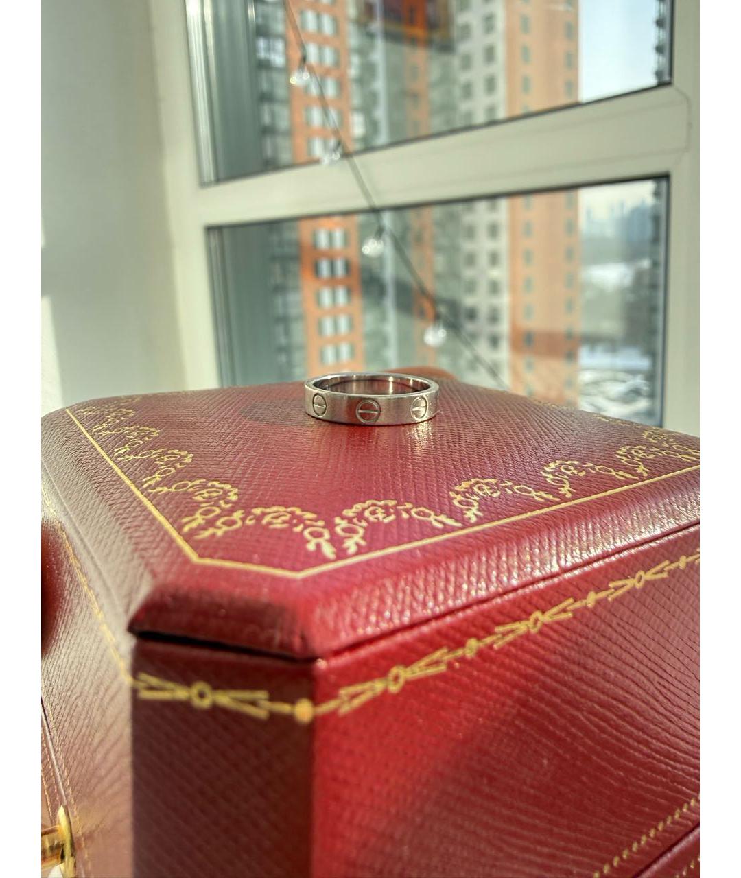 CARTIER Белое кольцо из белого золота, фото 5