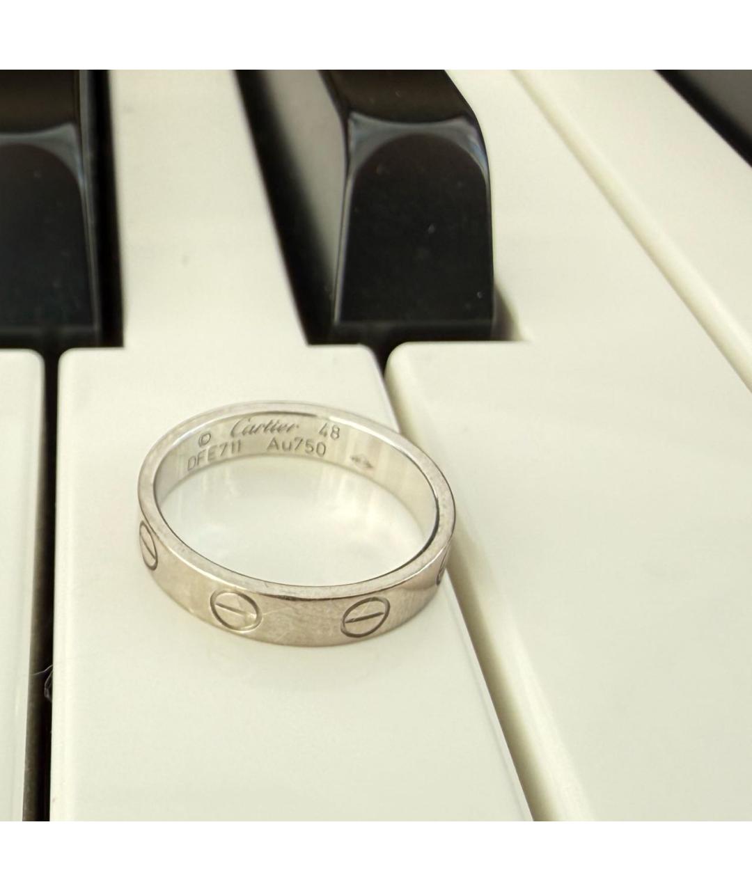 CARTIER Белое кольцо из белого золота, фото 2