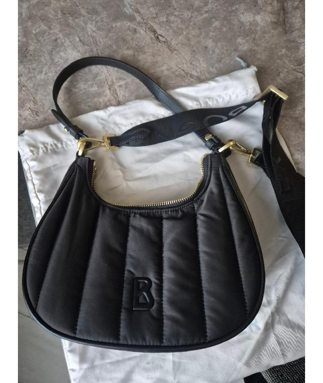 BOGNER Черная синтетическая сумка через плечо, фото 7