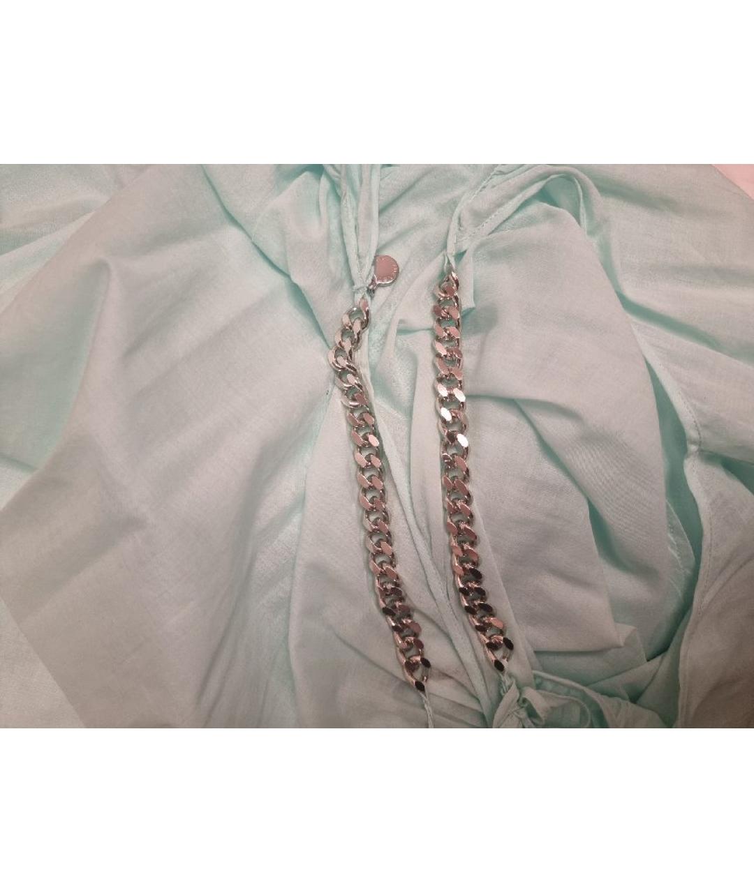 STELLA MCCARTNEY Голубой хлопковый сарафан, фото 9