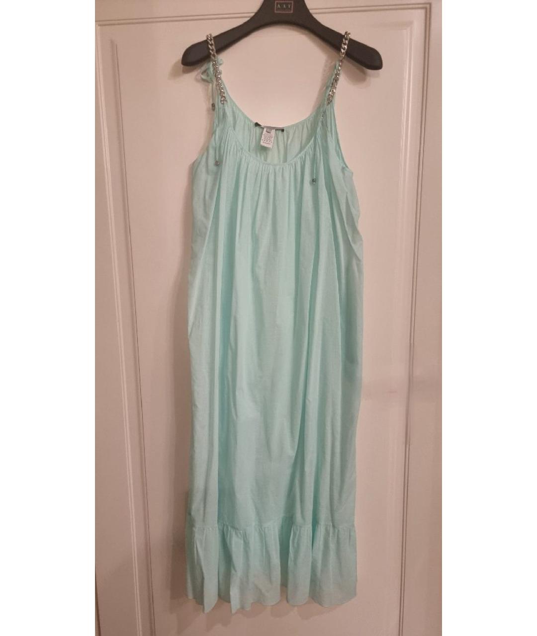 STELLA MCCARTNEY Голубой хлопковый сарафан, фото 7