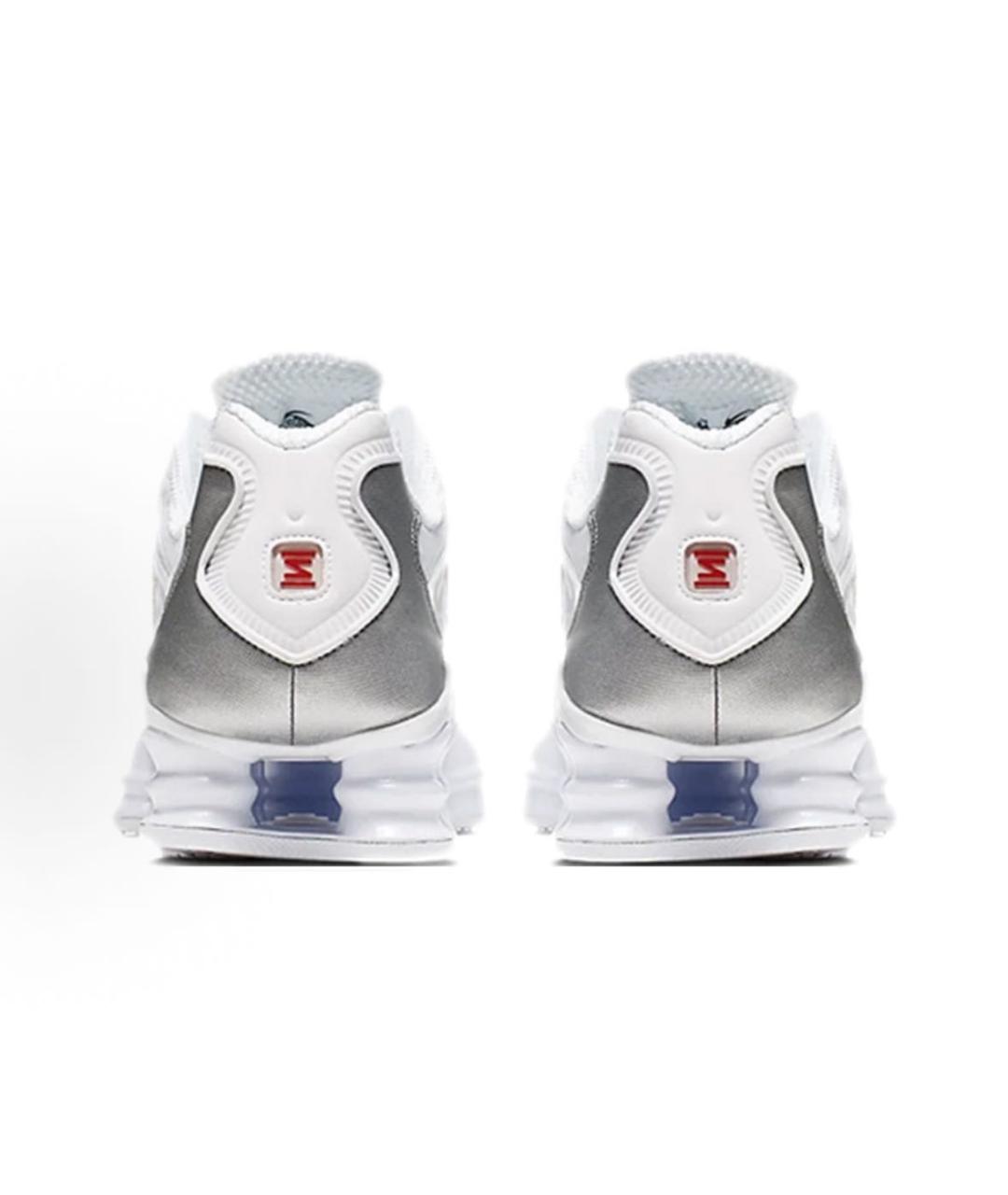 NIKE Белые текстильные высокие кроссовки / кеды, фото 4