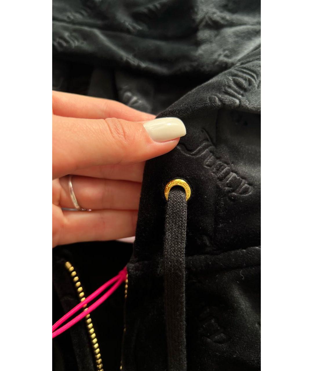 JUICY COUTURE Черный велюровый спортивные костюмы, фото 5