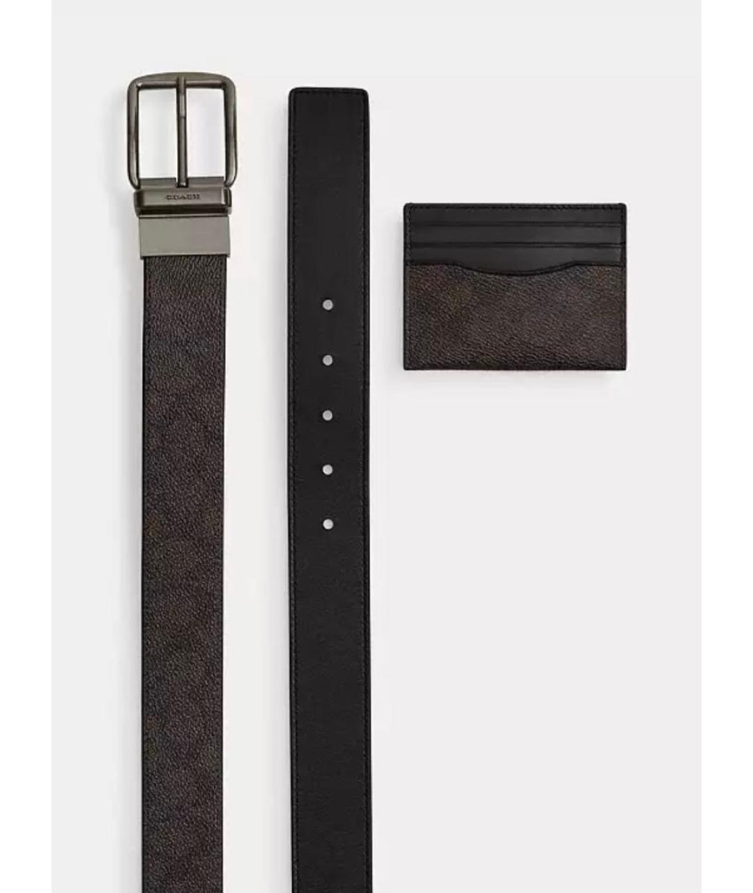 COACH Коричневый ремень, фото 5