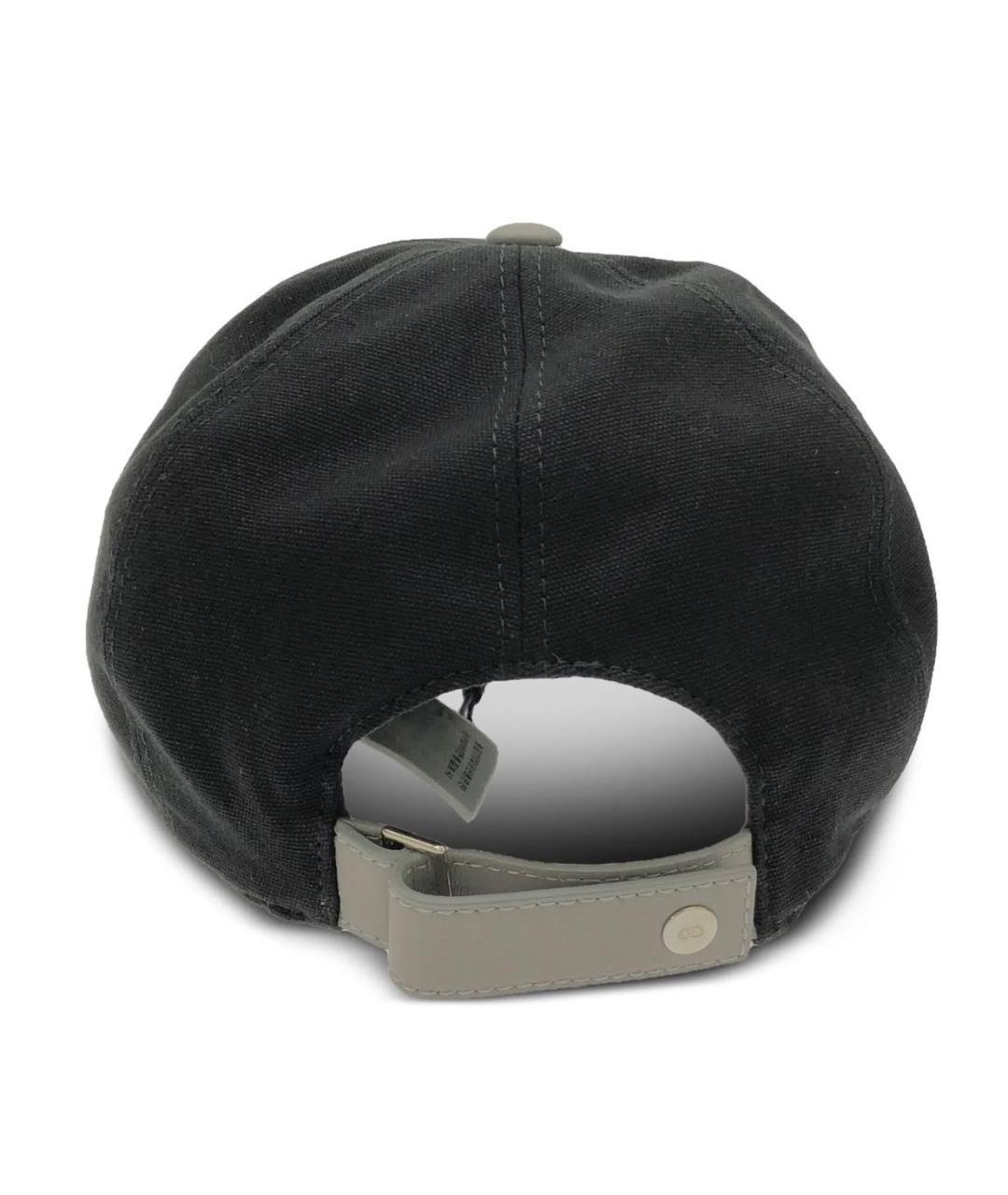 CHRISTIAN DIOR Черная хлопковая кепка, фото 2