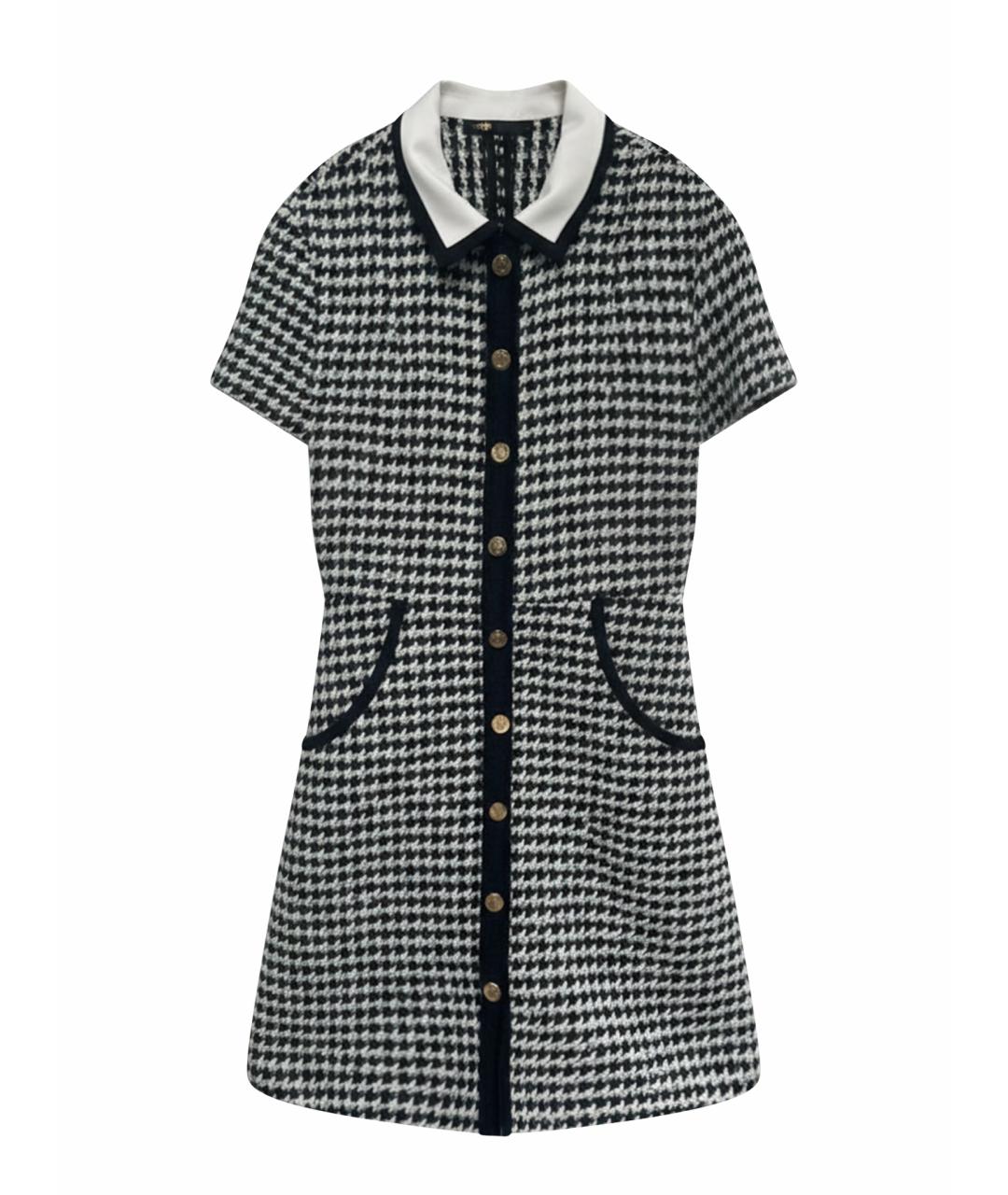 MAJE Мульти твидовое повседневное платье, фото 1