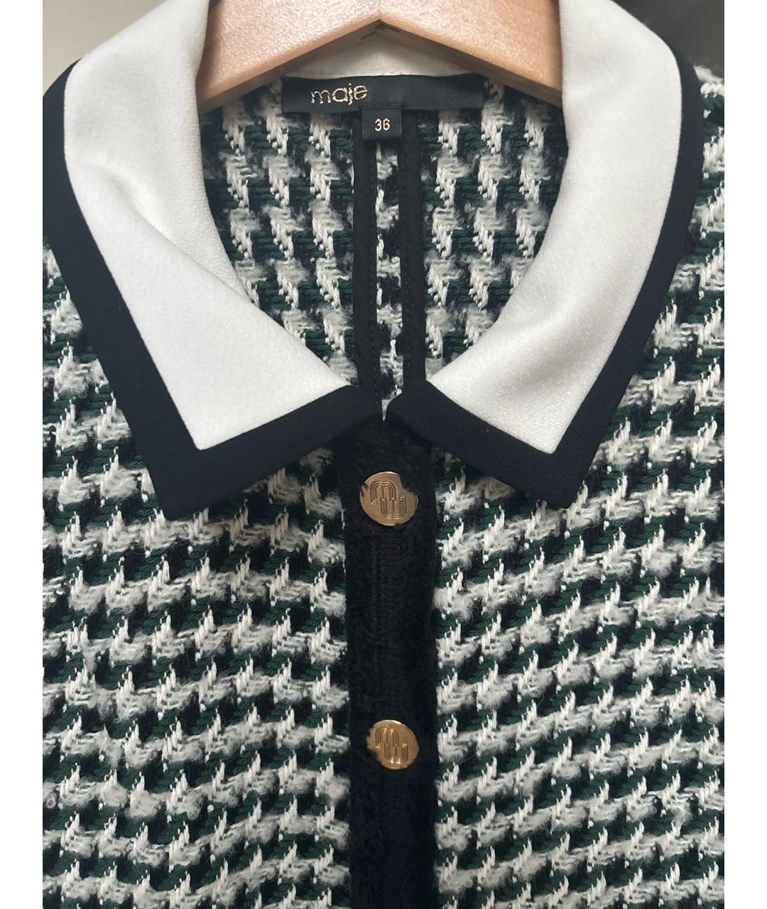 MAJE Мульти твидовое повседневное платье, фото 4