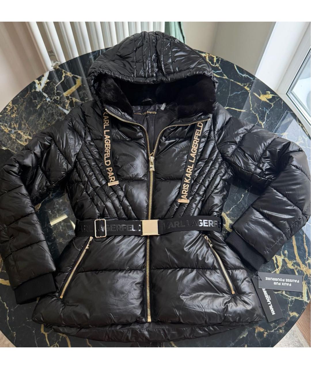 KARL LAGERFELD Черная куртка, фото 4