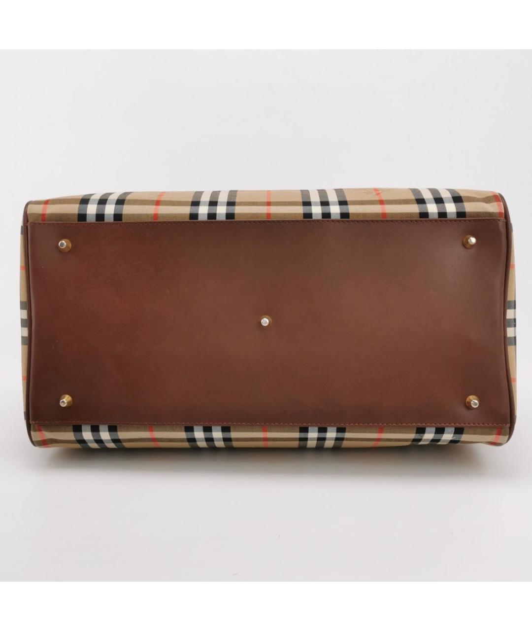 BURBERRY Коричневая дорожная/спортивная сумка, фото 3