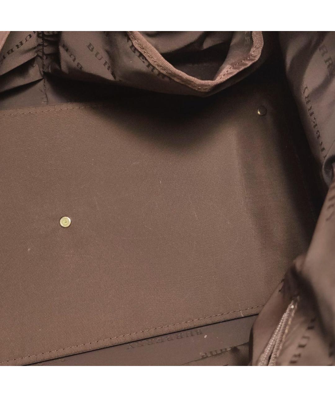 BURBERRY Коричневая дорожная/спортивная сумка, фото 7