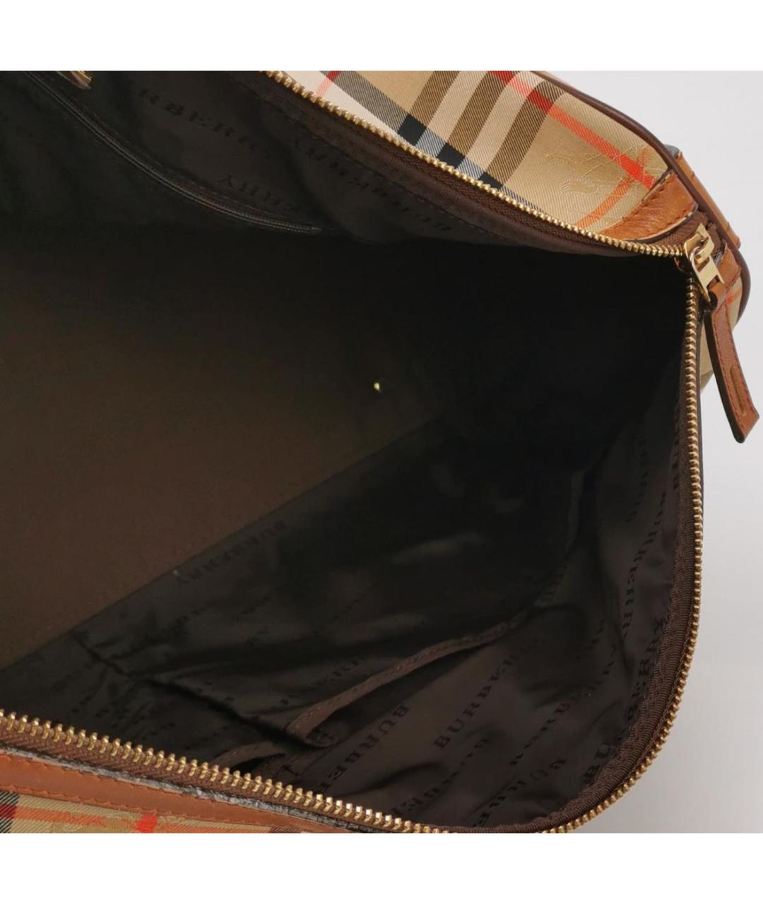 BURBERRY Коричневая дорожная/спортивная сумка, фото 4