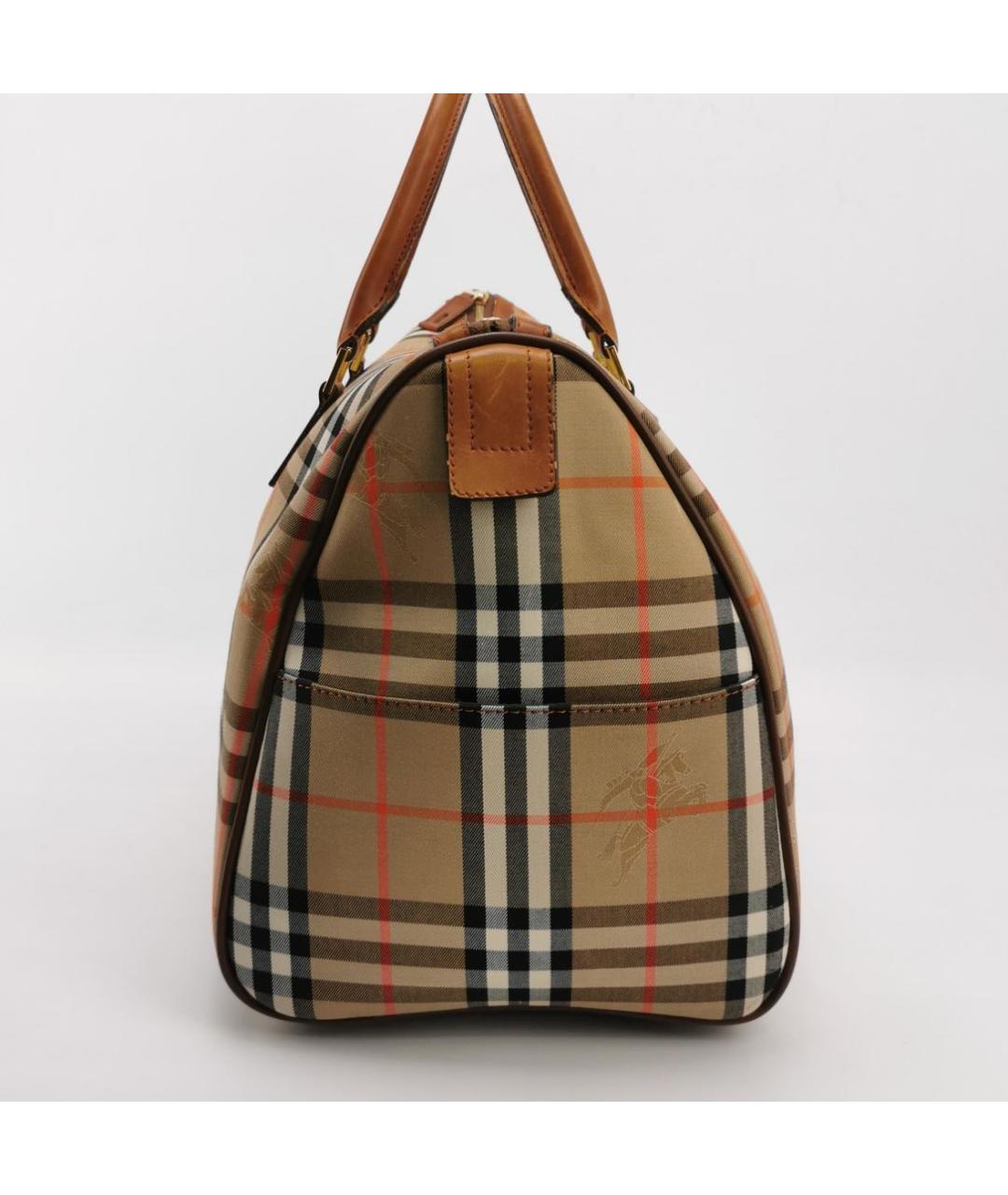 BURBERRY Коричневая дорожная/спортивная сумка, фото 5