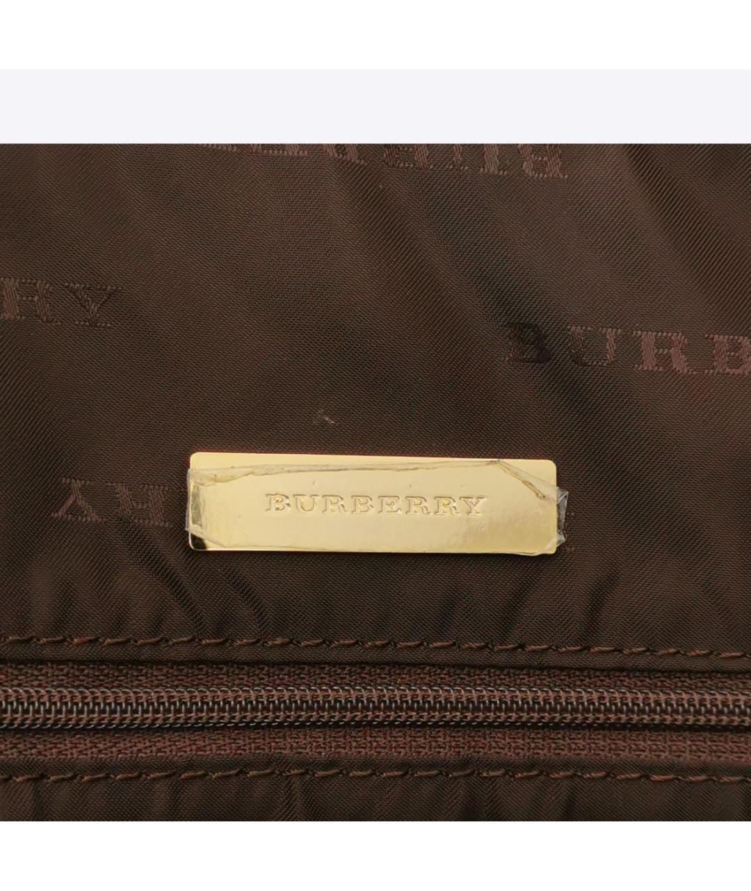 BURBERRY Коричневая дорожная/спортивная сумка, фото 6