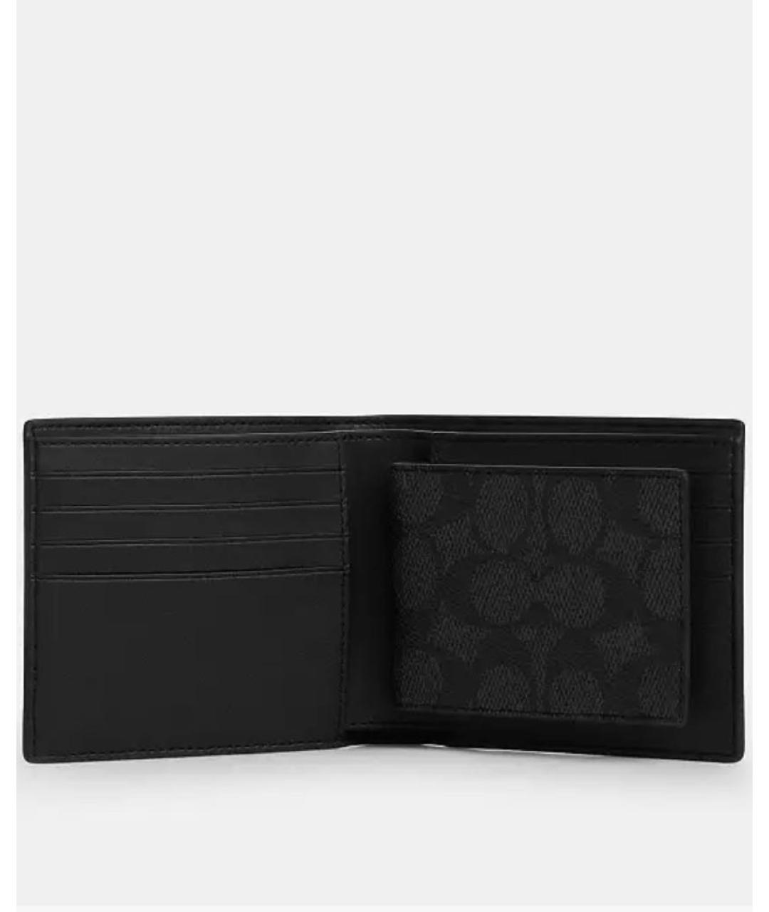 COACH Антрацитовый кардхолдер, фото 3