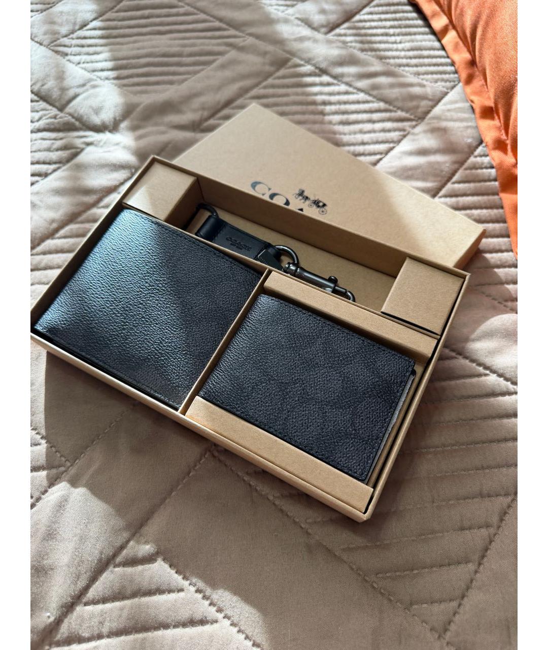 COACH Антрацитовый кардхолдер, фото 4