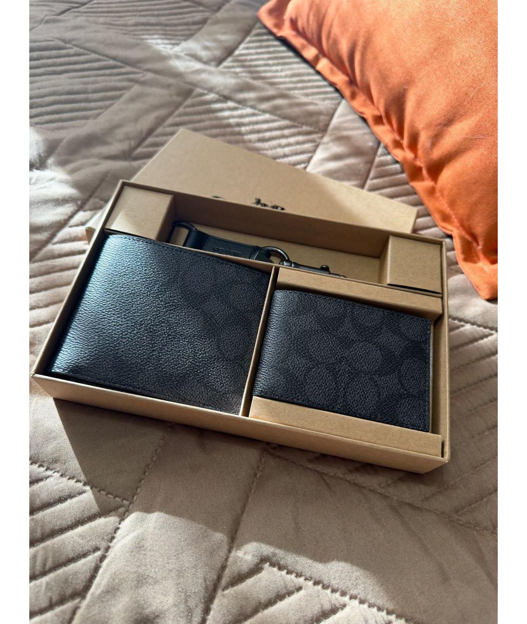 COACH Антрацитовый кардхолдер, фото 5