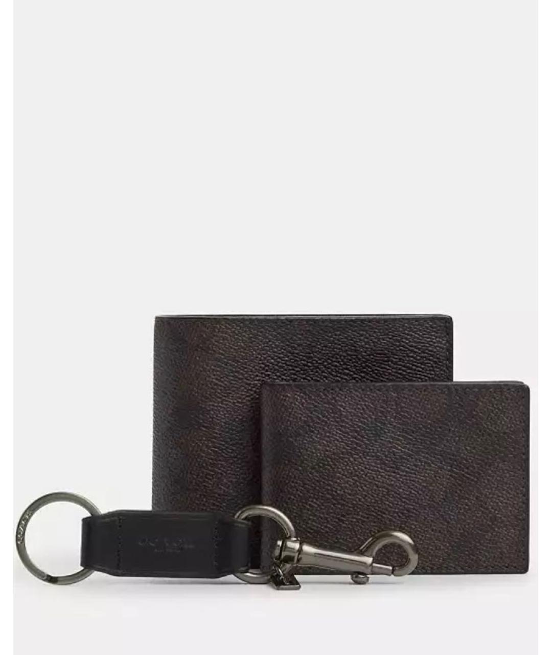 COACH Коричневый кошелек, фото 6