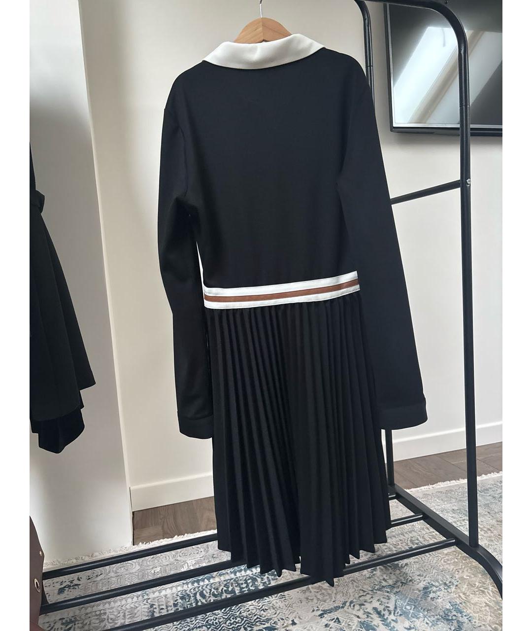 MAJE Черное повседневное платье, фото 2