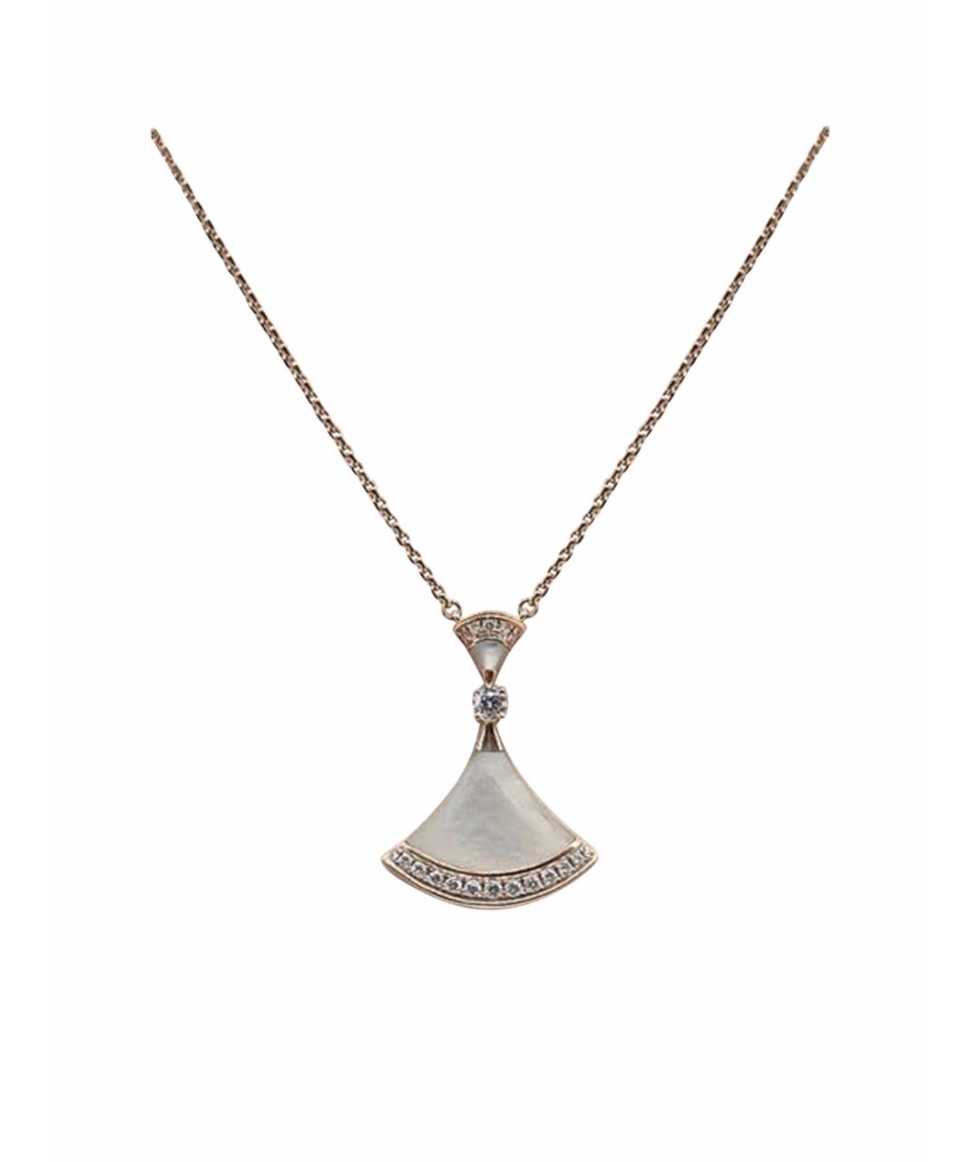 BVLGARI Золотая подвеска из розового золота, фото 1