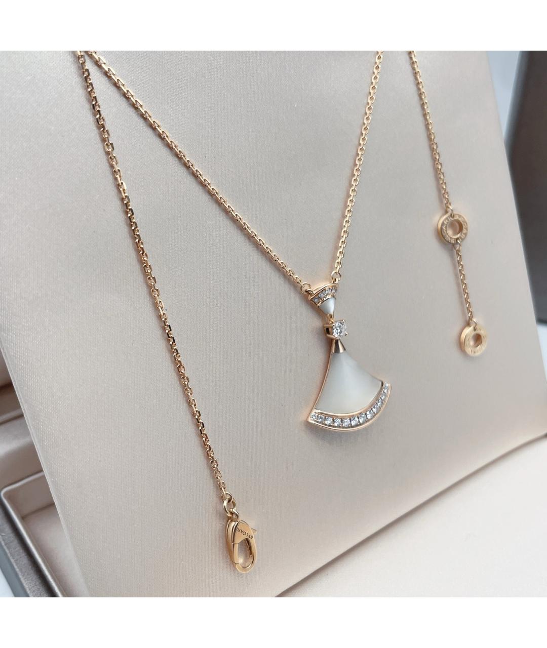 BVLGARI Золотая подвеска из розового золота, фото 2