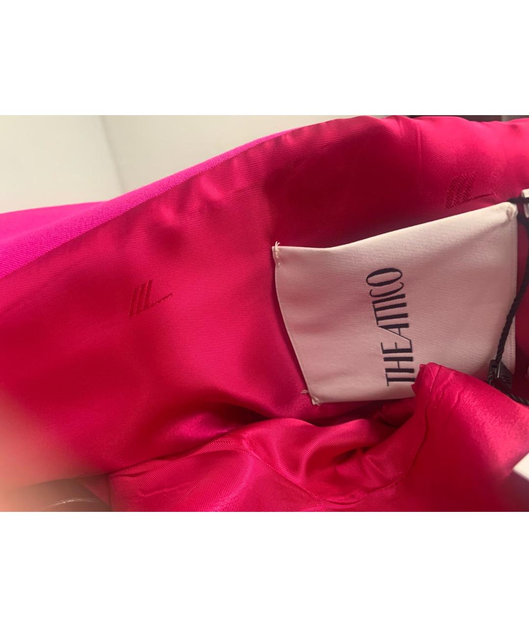 THE ATTICO Фуксия полиэстеровый костюм с брюками, фото 5