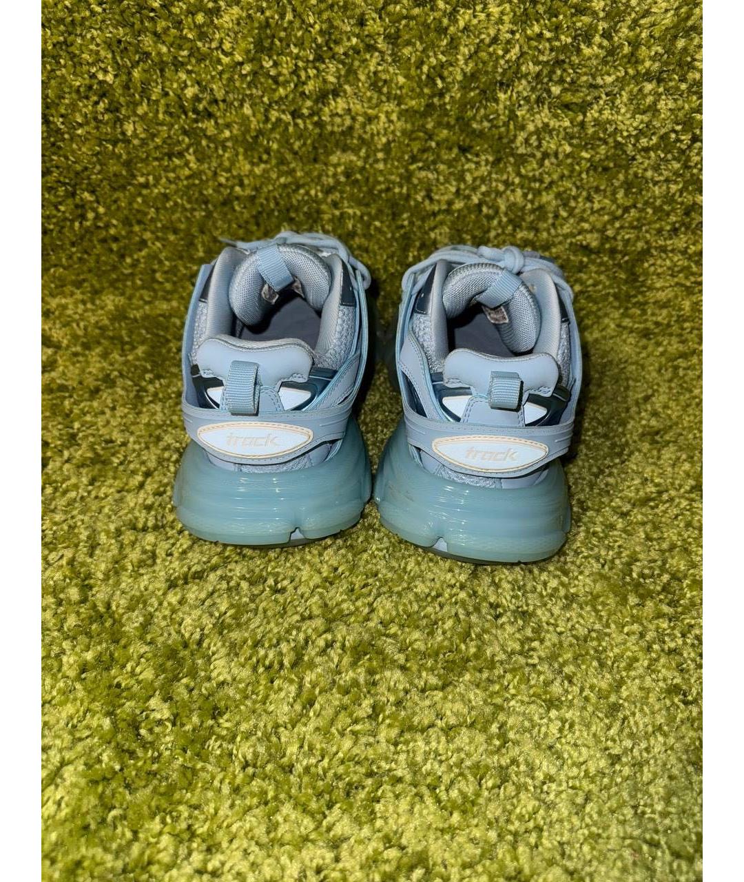 BALENCIAGA Голубые кроссовки, фото 2