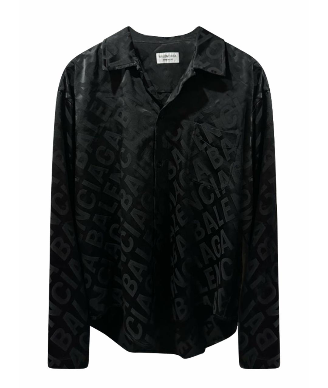 BALENCIAGA Черная рубашка, фото 1