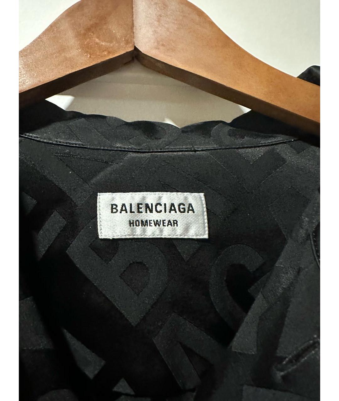 BALENCIAGA Черная рубашка, фото 3