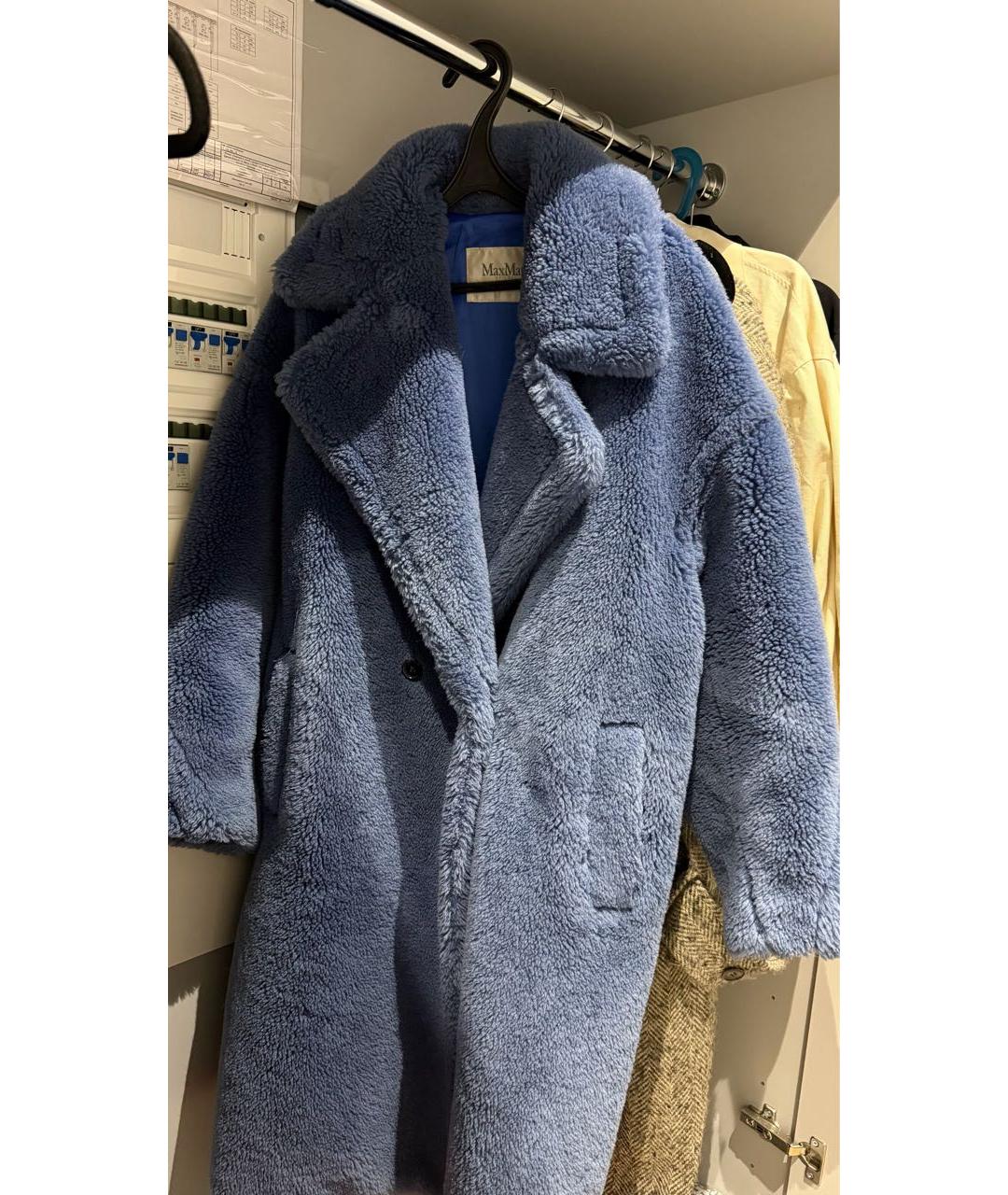 MAX MARA Синяя шуба, фото 2