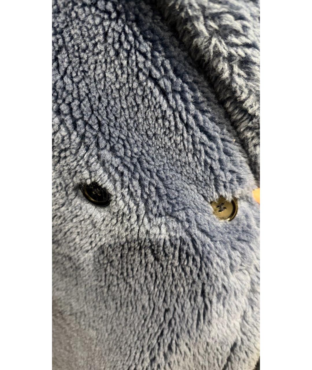 MAX MARA Синяя шуба, фото 7