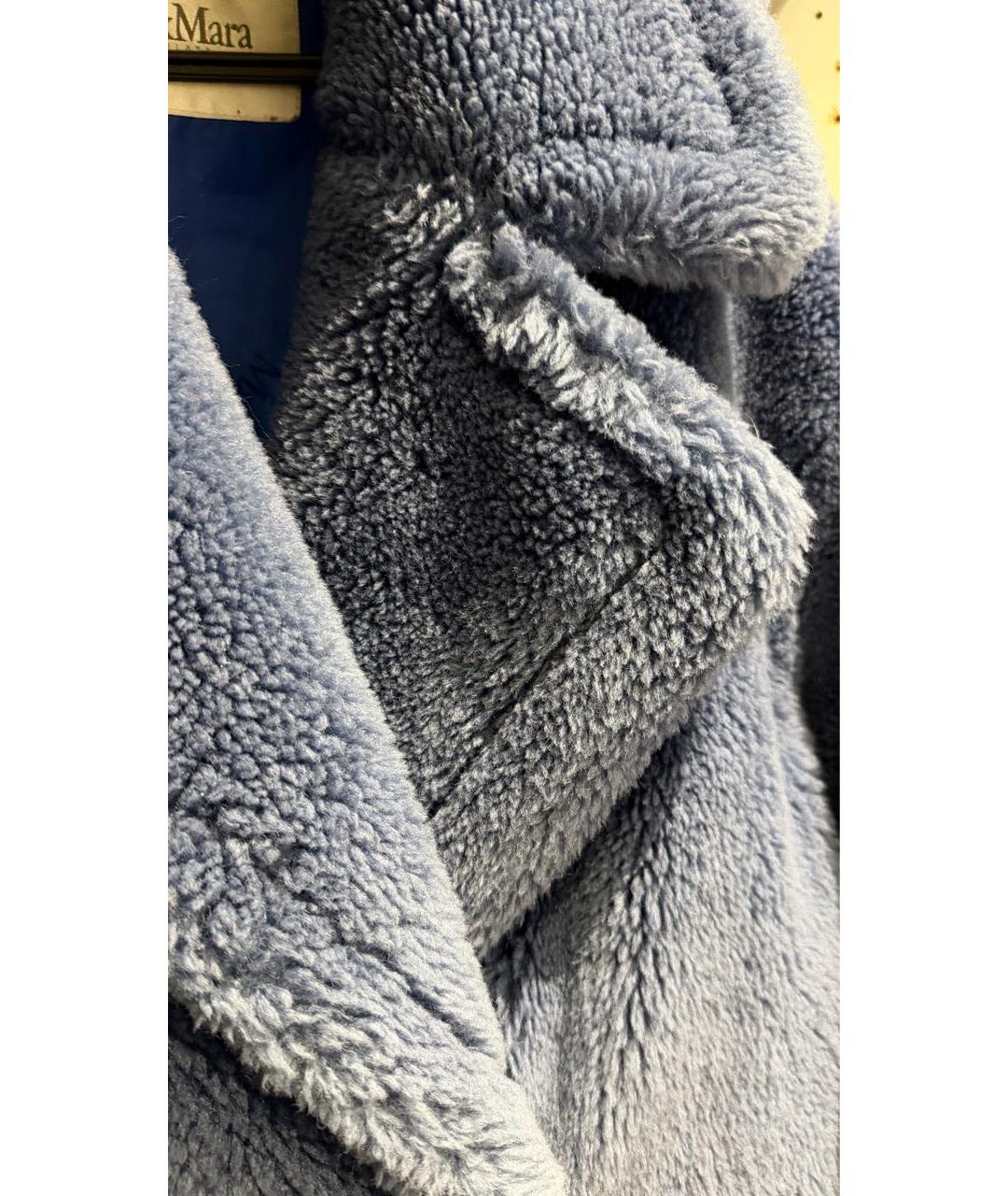 MAX MARA Синяя шуба, фото 4