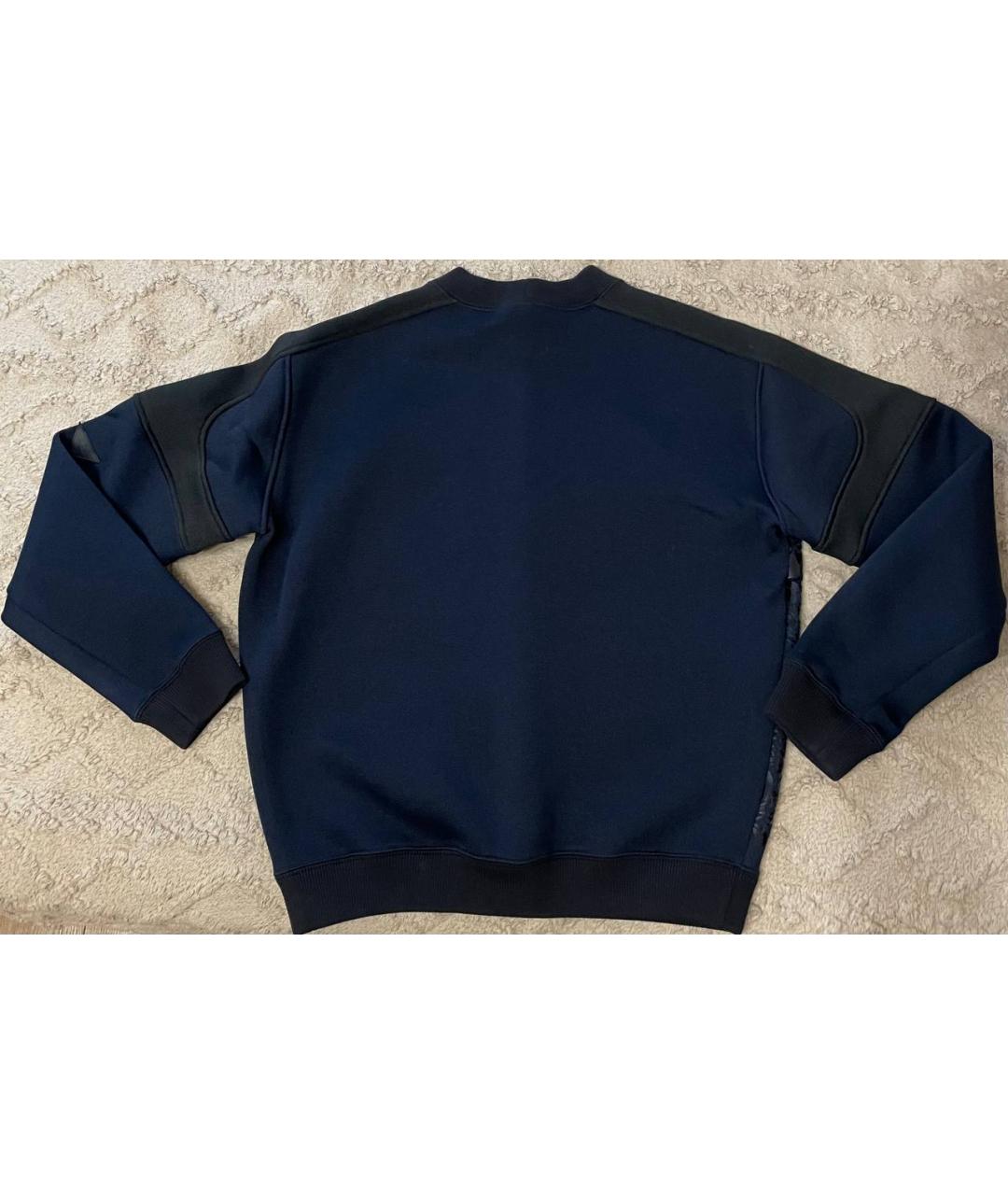 LOUIS VUITTON Синий полиэстеровый джемпер / свитер, фото 2
