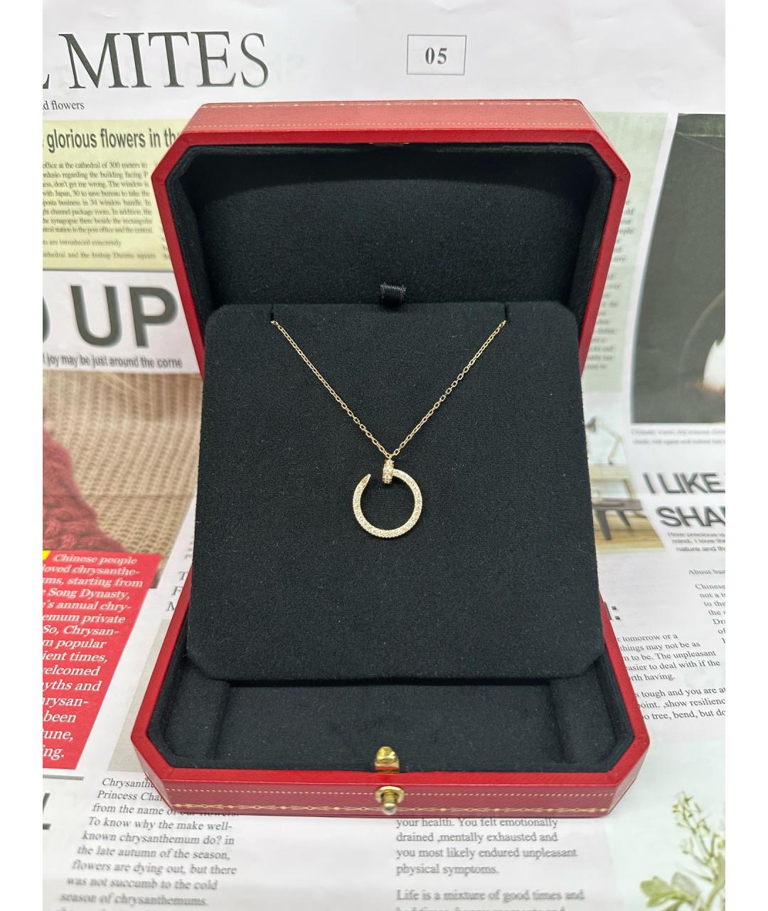 CARTIER Золотое колье из розового золота, фото 5