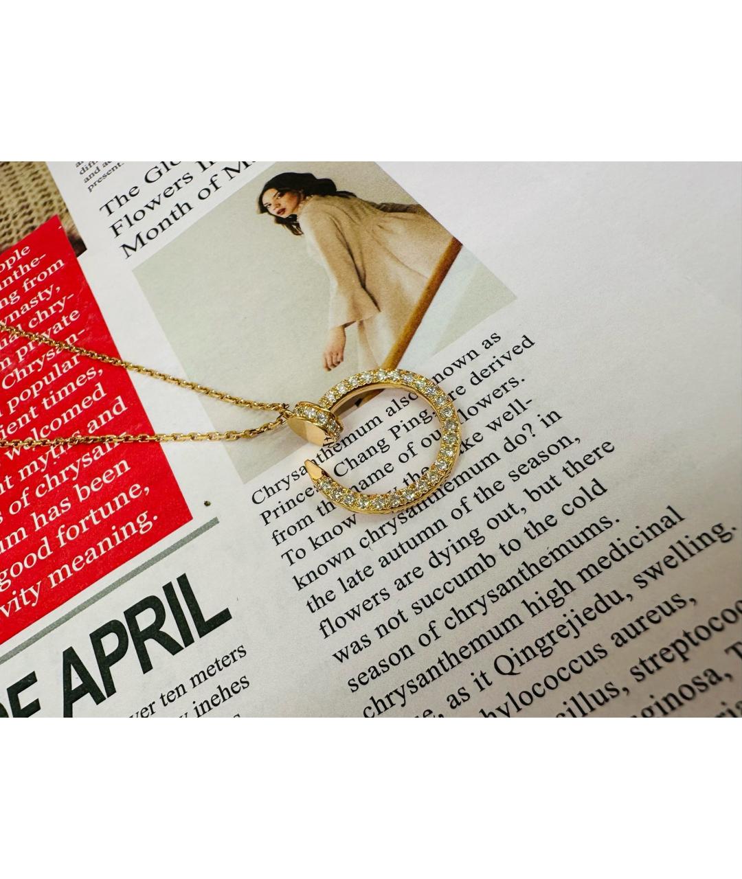 CARTIER Золотое колье из розового золота, фото 4