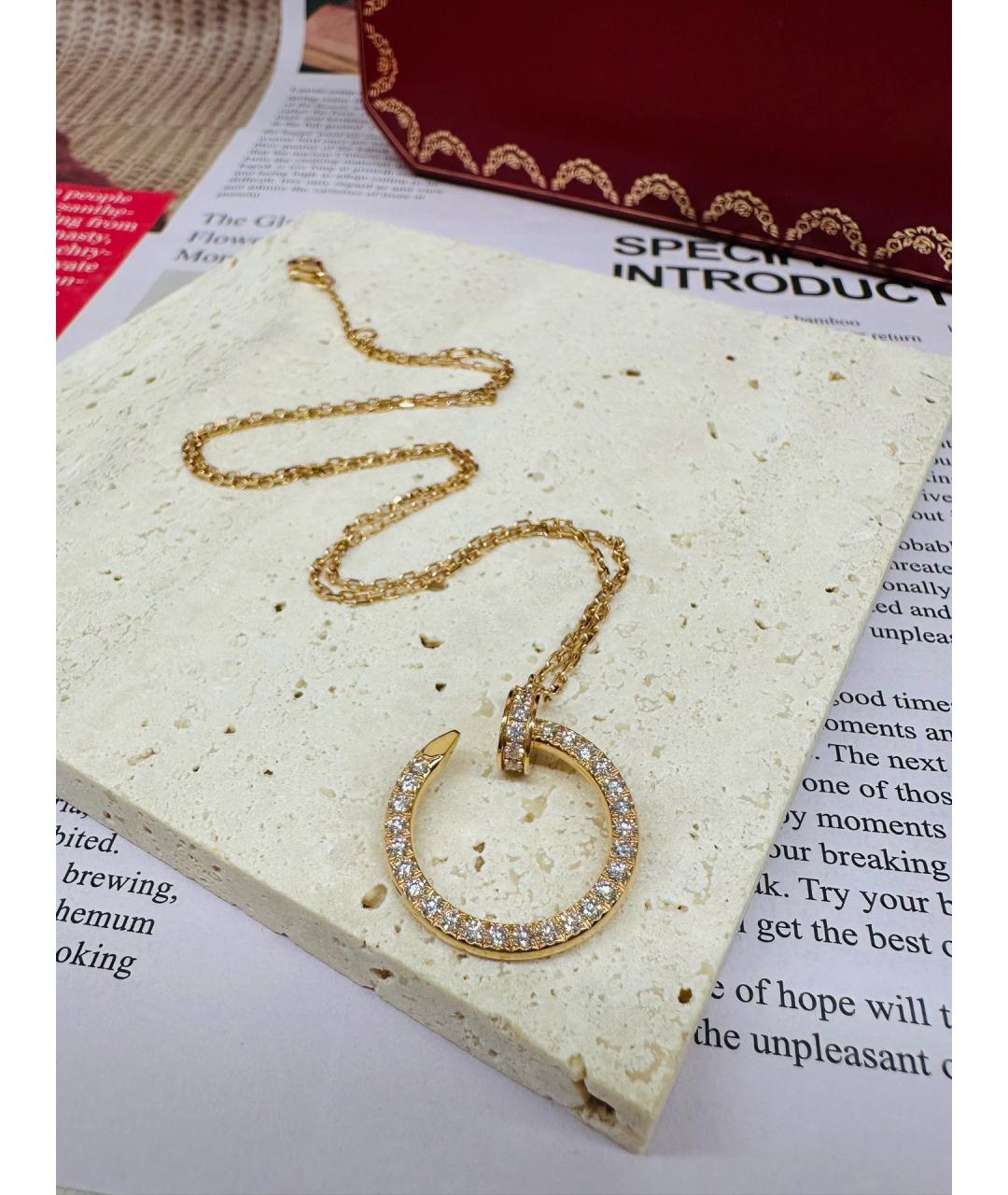 CARTIER Золотое колье из розового золота, фото 3