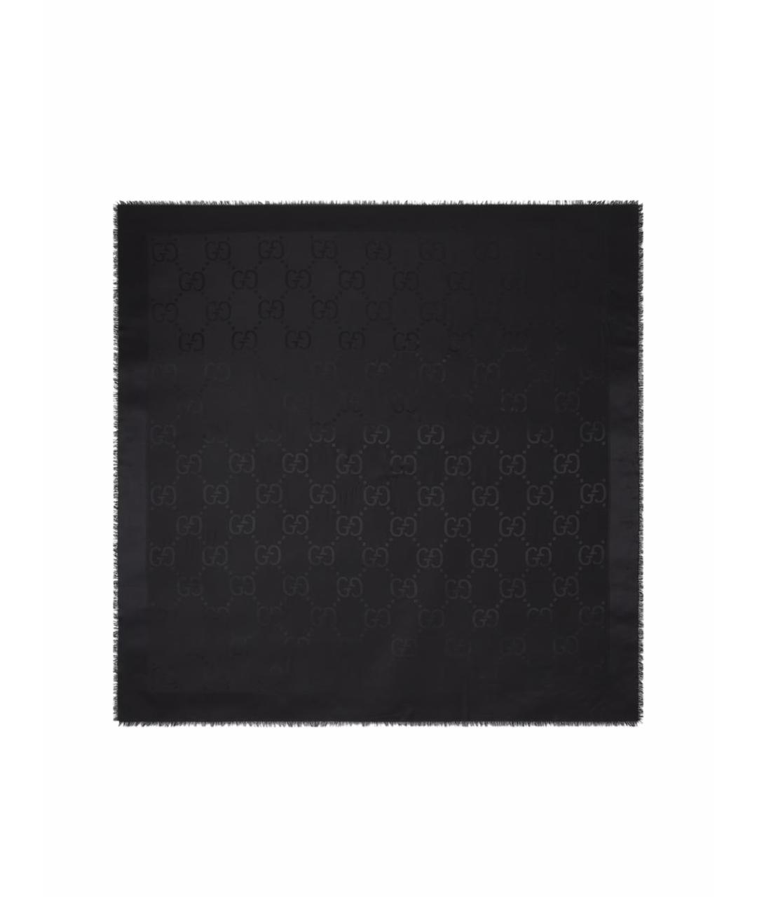 GUCCI Черный платок, фото 1