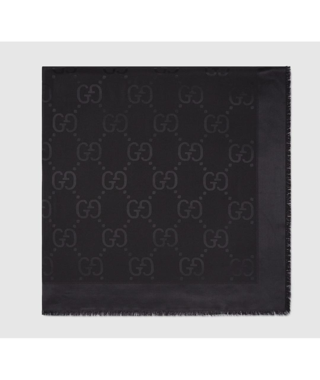 GUCCI Черный платок, фото 2