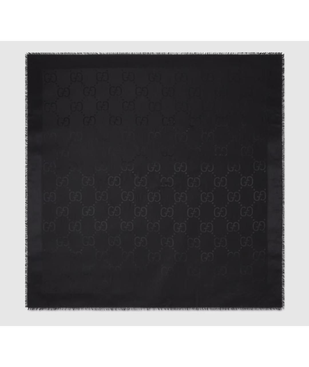 GUCCI Черный платок, фото 3