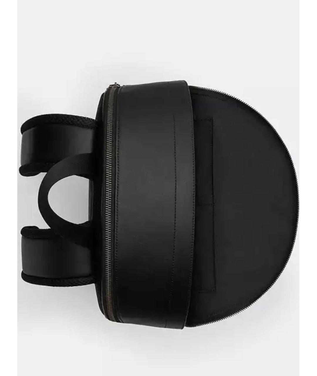 COACH Антрацитовый кожаный рюкзак, фото 3