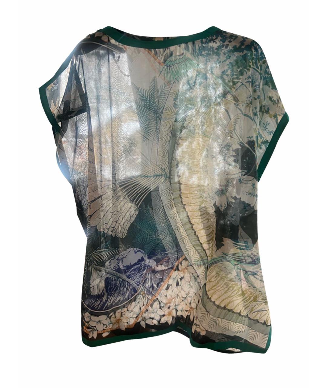 HERMES Мульти хлопковое парео, фото 1