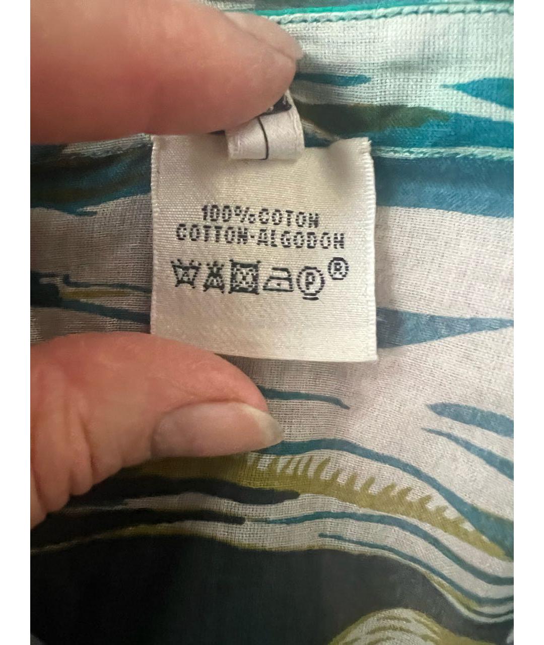 HERMES Мульти хлопковое парео, фото 5