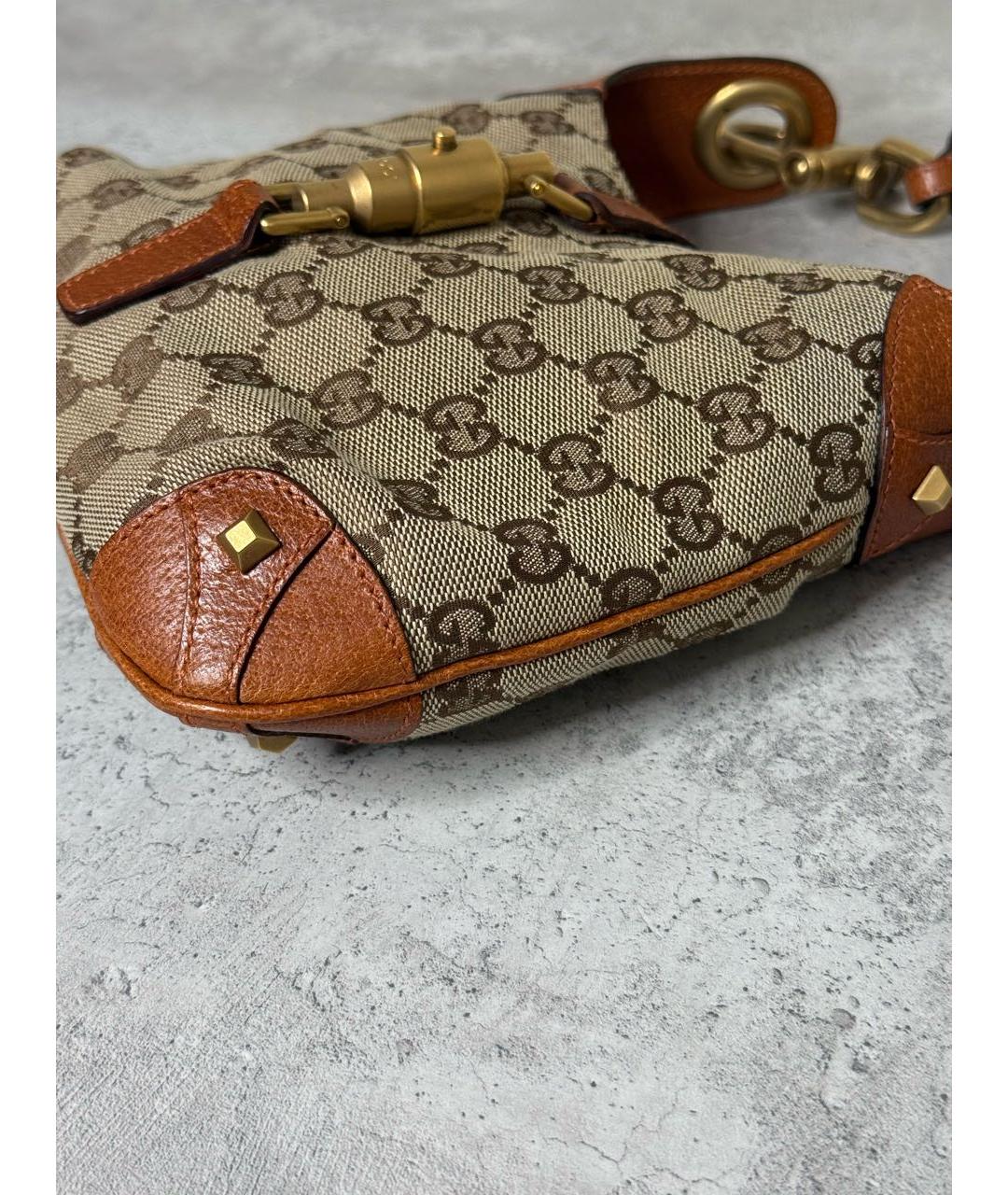 GUCCI Коричневая сумка с короткими ручками, фото 7